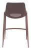 Zuo Modern Desi Counter Stool (Set of 2) Brown & Walnut