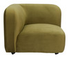 Zuo Modern Biak Corner Chair Green