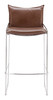 Zuo Modern Pola Barstool Brown