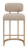 Zuo Modern Velar Counter Stool (Set of 2) Beige