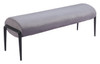 Zuo Modern Glatt Bench Gray