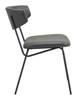Zuo Modern Charon Dining Chair (Set of 2) Vintage Black