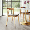 Zuo Modern Pioro Dining Chair (Set of 2) Brown & Natural