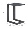 Zuo Modern Tudi Side Table Black