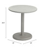 Zuo Modern Liora Bistro Table White