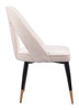 Zuo Modern Artus Dining Chair Ivory