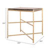 Zuo Modern Kove Side Table Gold