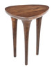Zuo Modern Spiker Side Table Walnut