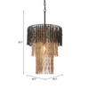 Zuo Modern Bizu Ceiling Lamp Black & Beige