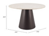Zuo Modern Jorf Dining Table Beige & Bronze