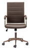 Zuo Modern Auction Office Chair Espresso