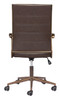 Zuo Modern Auction Office Chair Espresso