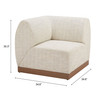 Zuo Modern Christy Corner Chair Beige
