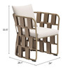 Zuo Modern Quadrat Dining Chair White