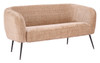 Zuo Modern Racine Loveseat Linen Beige