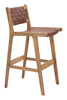 Zuo Modern Feder Barstool (Set of 2) Brown