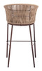 Zuo Modern Freycinet Barstool (Set of 2) Natural