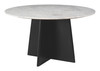 Zuo Modern Strela Dining Table White & Black