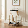 Zuo Modern Zukei Bar Cart Black