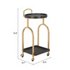 Zuo Modern Zukei Bar Cart Black