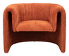 Zuo Modern Viana Accent Chair Burnt Orange
