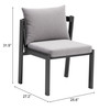 Zuo Modern Horizon Dining Chair (Set of 2) Gray