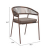 Zuo Modern Skye Dining Chair (Set of 2) Brown