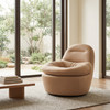 Zuo Modern Reva Swivel Chair Tan