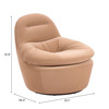 Zuo Modern Reva Swivel Chair Tan