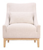 Zuo Modern Velun Accent Chair Ivory