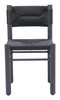 Zuo Modern Iska Dining Chair (Set of 2) Black