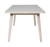 Zuo Modern Roms Dining Table Whitewashed