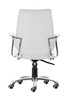 Zuo Modern Enterprise Low Back Office Chair White