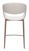 Zuo Modern Limay Counter Stool Beige & Walnut