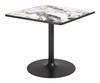 Zuo Modern Caliza Dining Table Gray & Black