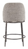 Zuo Modern Nordhavn Swivel Counter Stool Gray