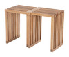 Zuo Modern Riviera Extendable Stool (Set of 2) Natural