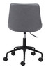 Zuo Modern Byron Office Chair Gray