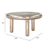 Zuo Modern Arian Coffee Table Silver