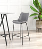 Zuo Modern Byron Barstool Gray