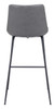 Zuo Modern Byron Barstool Gray