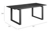 Zuo Modern Sundar Dining Table Black