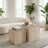Zuo Modern Cambro Coffee Table Set (2-Piece) Stone Beige