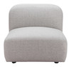 Zuo Modern Biak Middle Chair Gray