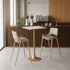 Zuo Modern Spot Bar Table Beige & Gold