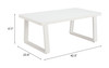 Zuo Modern Welt Coffee Table White