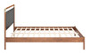 Zuo Modern Netz King Bed Black & Walnut