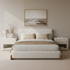 Zuo Modern Baris Queen Bed Ivory