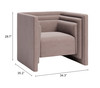 Zuo Modern Trippel Armchair Taupe
