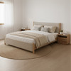 Zuo Modern Hadi King Bed Beige & Natural